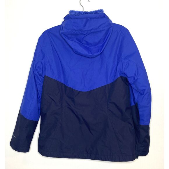 Columbia Womens Blue Bugaboo™ II Fleece Interchange Colorblock Gorpcore Jacket M - Picture 3 of 16